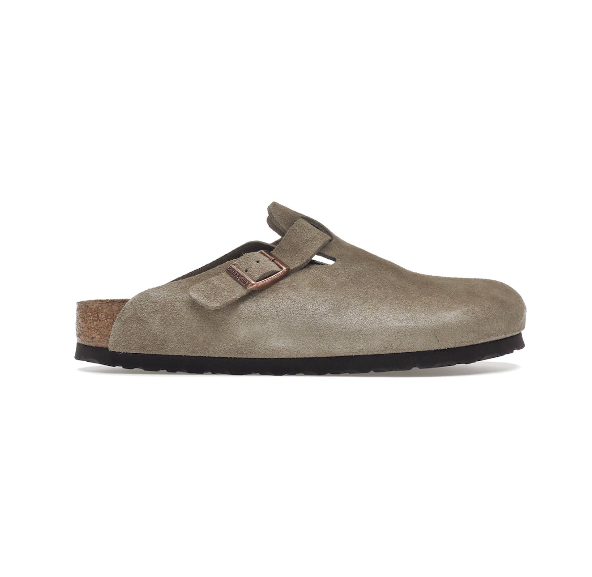 Birkenstock Boston Soft Footbed Suede Taupe 0560771