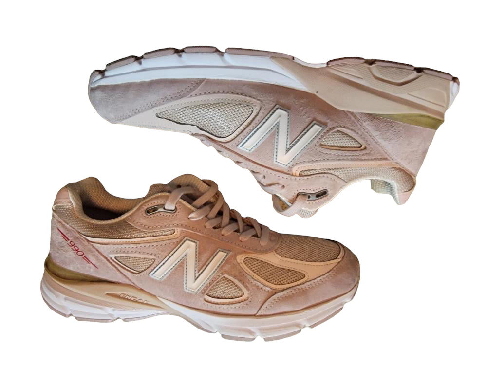 NB 990v4 Made in USA ‘Pink Ribbon Faded Rose’ M990KMN4 (gently used - no box)