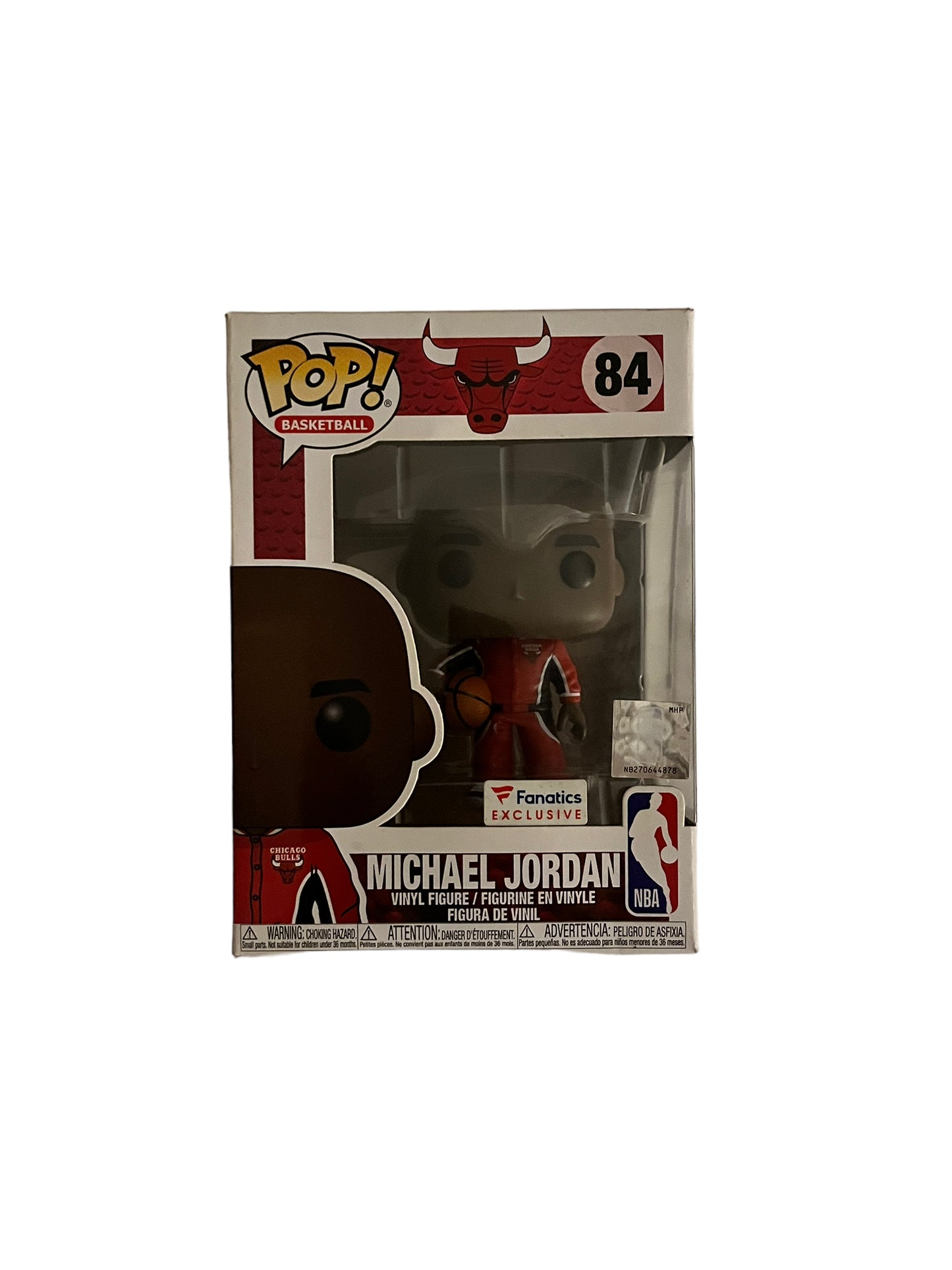 Funko Pop Chicago Bulls ‘Michael Jordan’ (Warm-Ups) (Fanatics Exclusive) #84