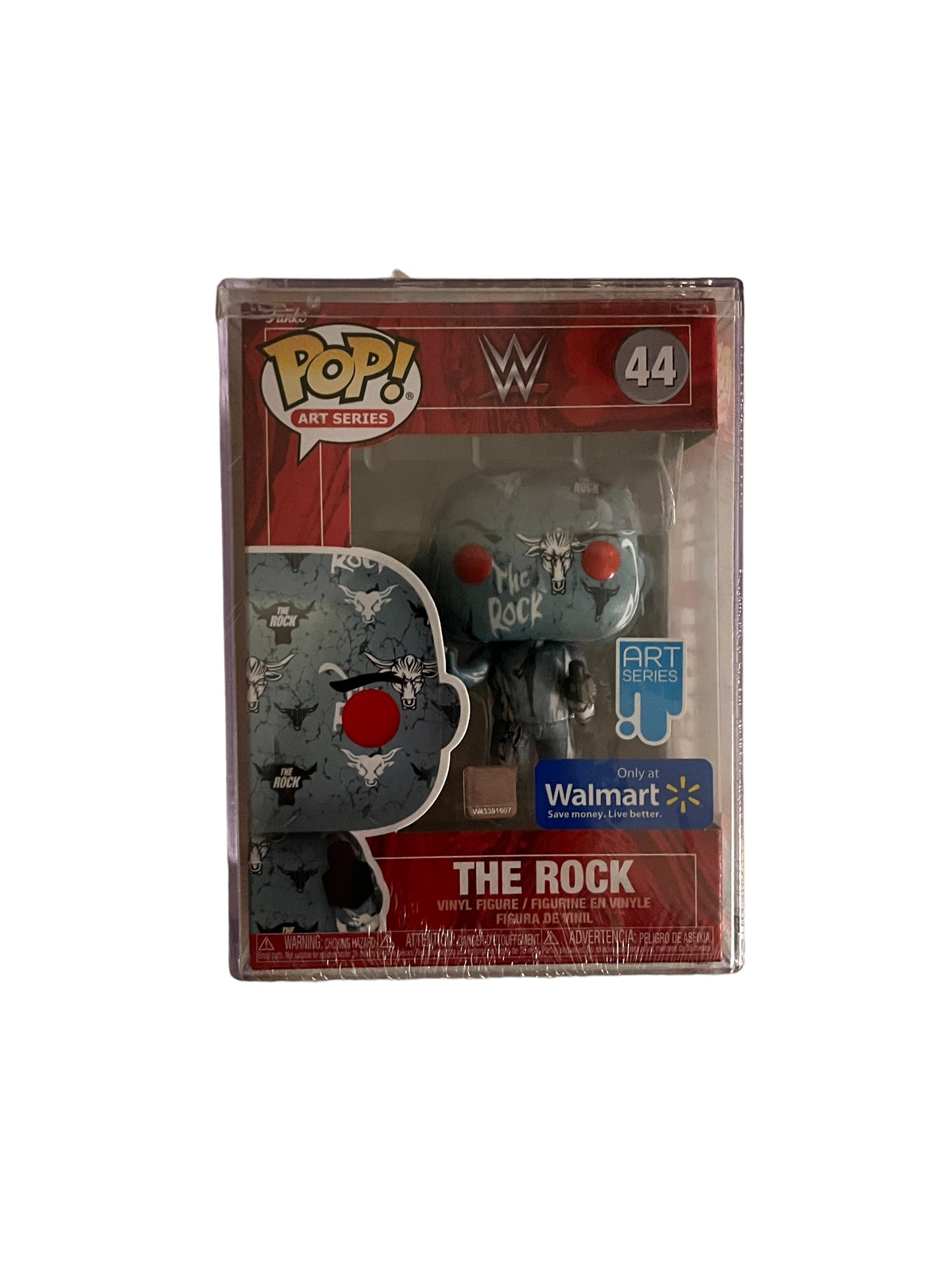 Funko Pop WWE ‘The Rock’ (Art Series) (Walmart Exclusive) #44