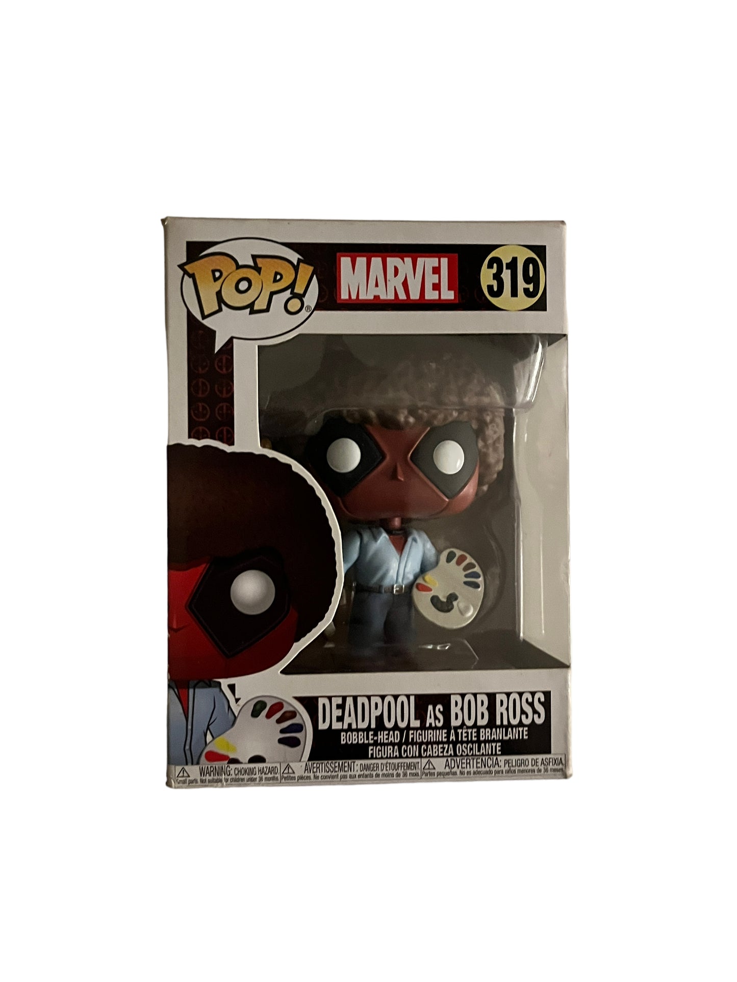 Funko Pop Marvel ‘Deadpool as Bob Ross’ #319