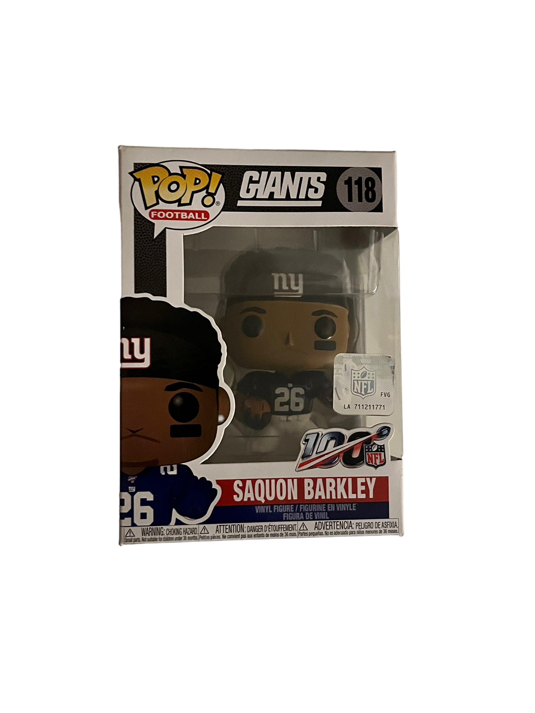 Saquon Barkley Giants #118 Funko Pop! Vinyl Figure